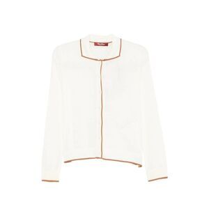 Max Mara Studio White Knitwear - Cardigans Women